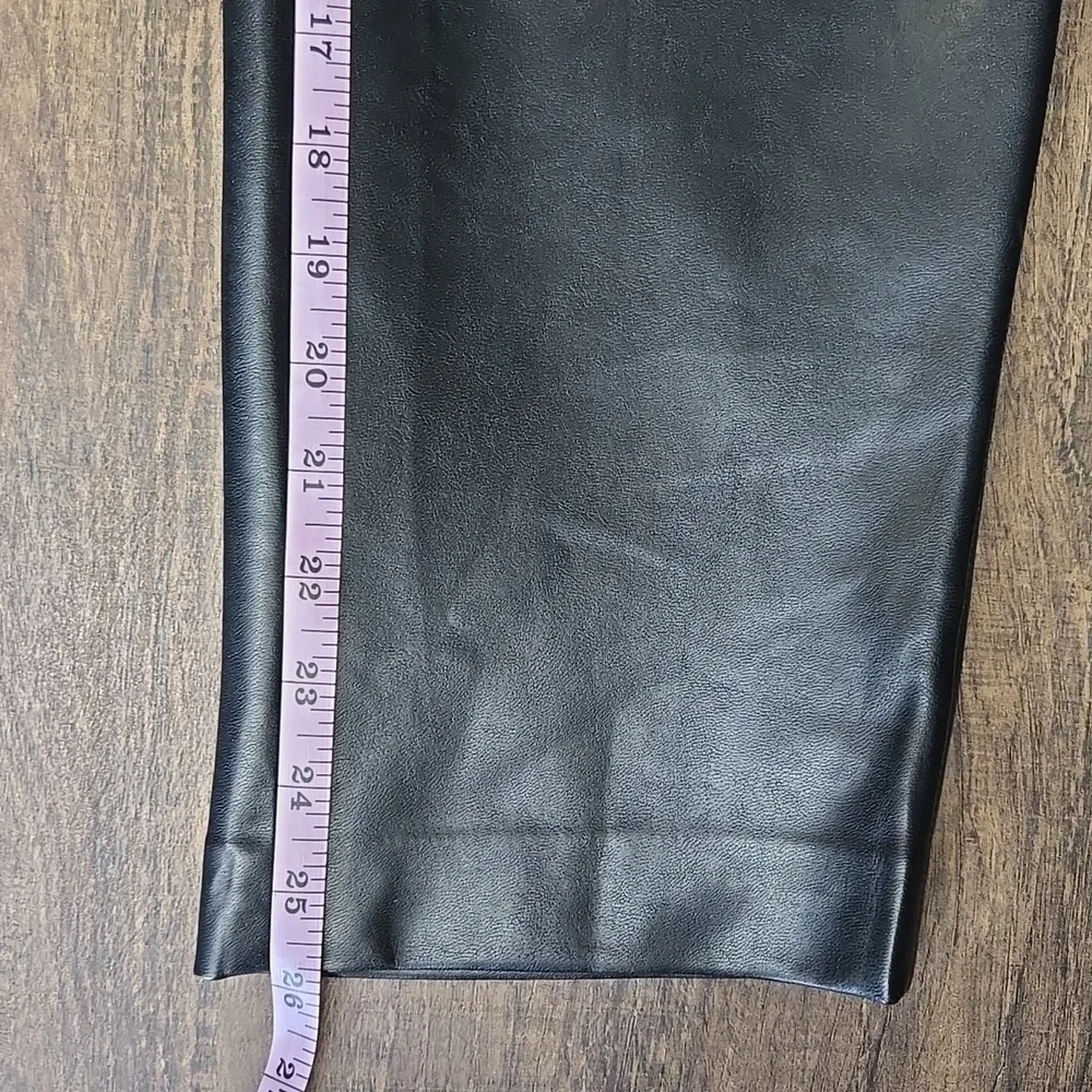 Wifred Vegan Leather Pants - Size 8